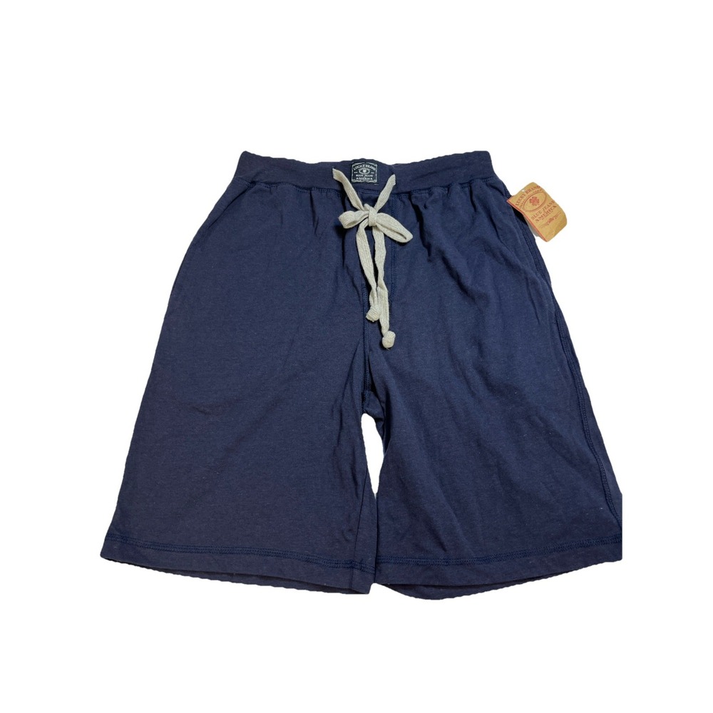 Lucky Brand Men's Cotton Blend Shorts 9 " Navy Blue NWT Small